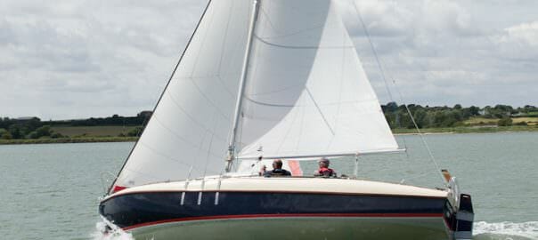 Colchide sailing near Harwich