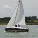 Colchide sailing near Harwich