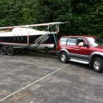 All snugged down for the trip back to the UK