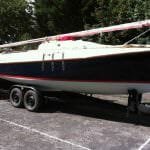 Anyone for tennis - on the trailer in Switzerland