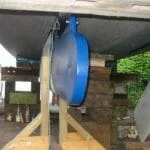 Very smart keels being lifted into place