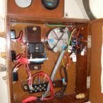 Electrics panel - very tidy.