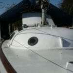 2010 For Sale - foredeck and blister. Additional portholes and very clean foredeck