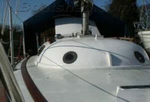 2010 For Sale - foredeck and blister. Additional portholes and very clean foredeck