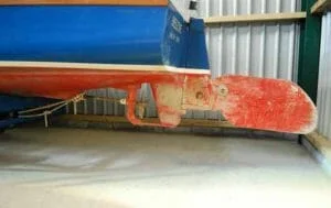 2007 Rudder and Skeg detail