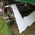 2009 Complete rudder assembly removed