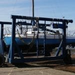 2015 at West Mersea - in the hoist