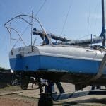 2015 at West Mersea - in the hoist