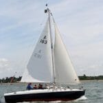 2005 Bluster sailing on the Solent