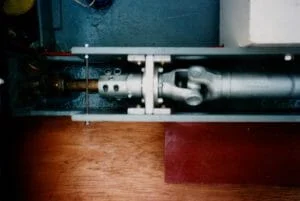 "Hiran's" new drive shaft - aft end