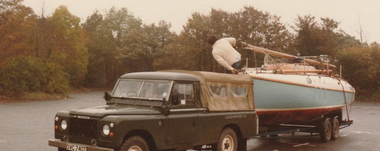 A110 assisting Land Rover Test a V8 Landrover
