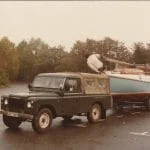A110 assisting Land Rover Test a V8 Landrover