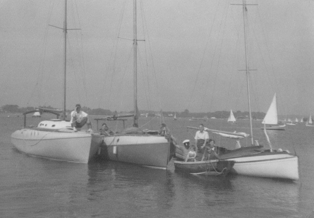 A48, A1 and Sujanwiz in Christchurch Harbour 1958