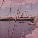 A110 Turnstone in Falmouth with Britannia in the background