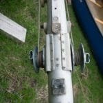 Aluminium mast halyard winches
