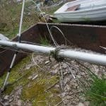 Aluminium mast spreaders