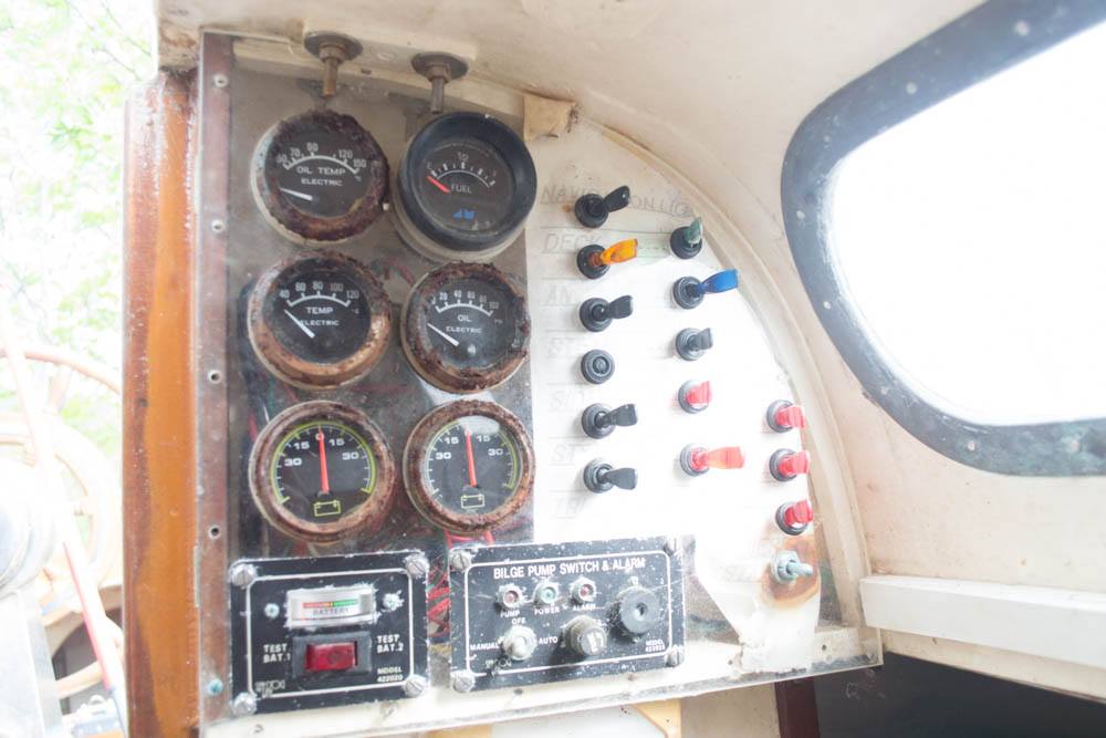 Electrical and Engine panel