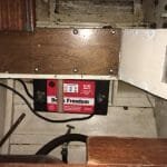 2018 Battery under chart table