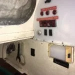 2018 Chart table and electrics panel