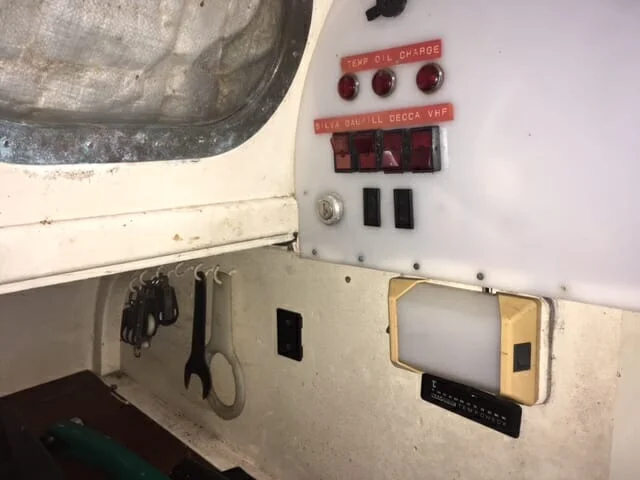 2018 Chart table and electrics panel
