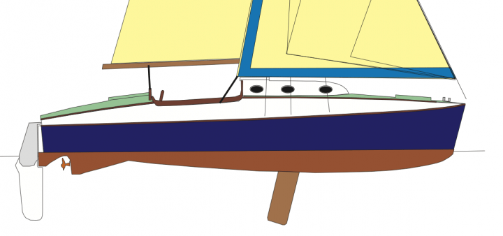 Atalanta 26 Line Drawing (Hull)