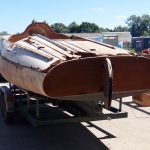 Atalanta is all curves, without the vertical sides of the later Atalantas. Look at the curves in that transom.