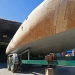 A1 trailer side-rail detail