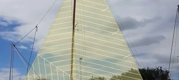 14.9 Amateur interpretation of the Jimmy Lawrence measured sail plan