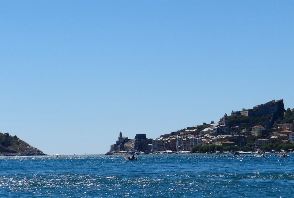 Stunning- the blue sea, the magnificent fort and town of Portovenere