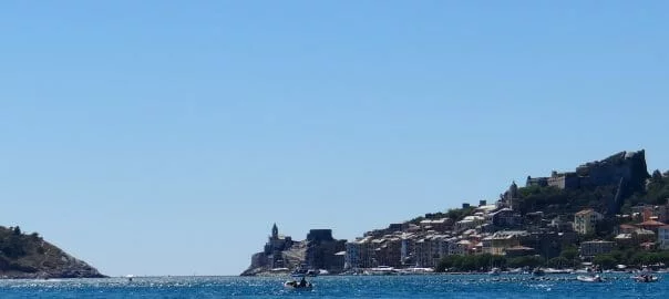 Stunning- the blue sea, the magnificent fort and town of Portovenere