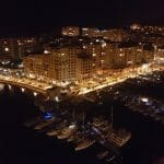 Port de Fontveille at night