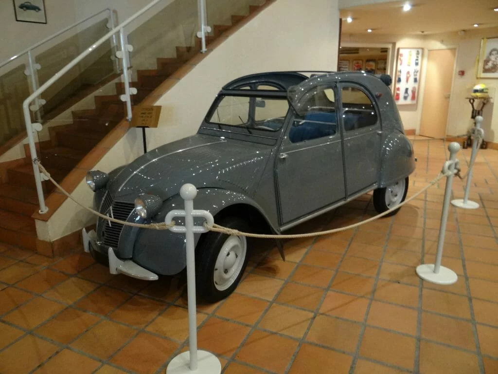 We spent a day in Monaco to wait for another crew - Jez. We visited Prince Rainier's garage.