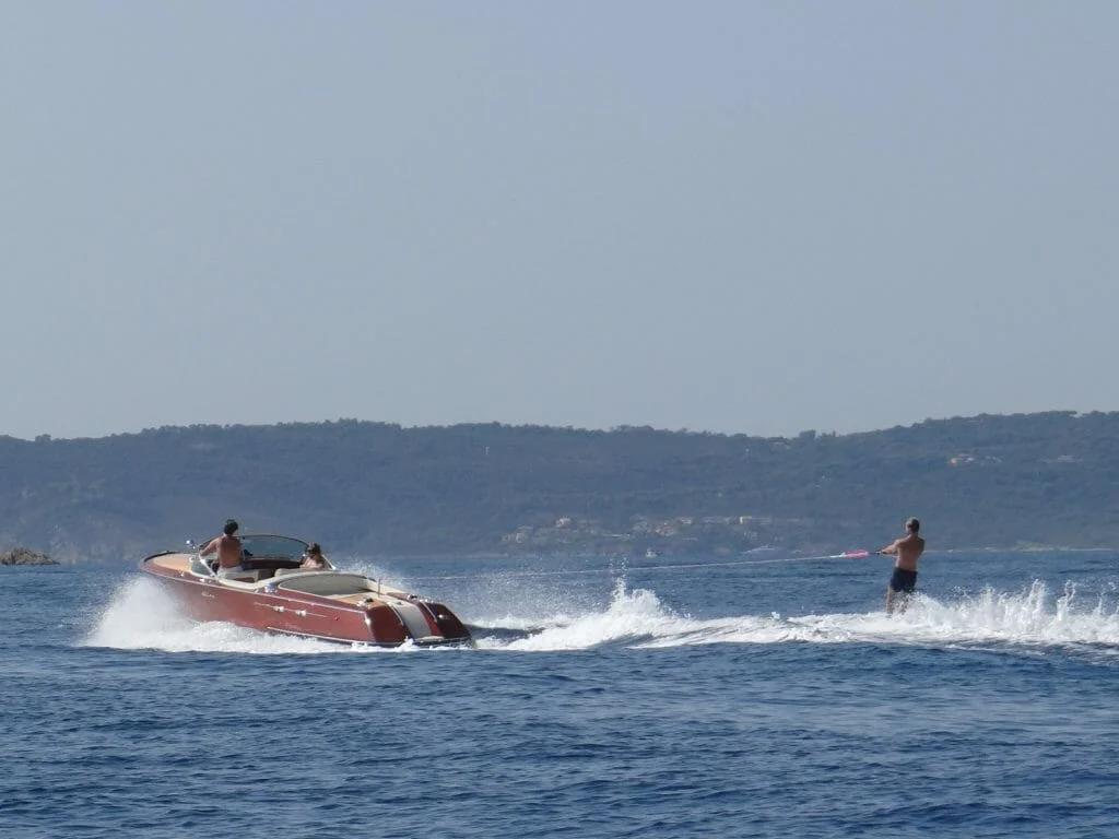 If you are going to waterski, not a bad boat to be behind.