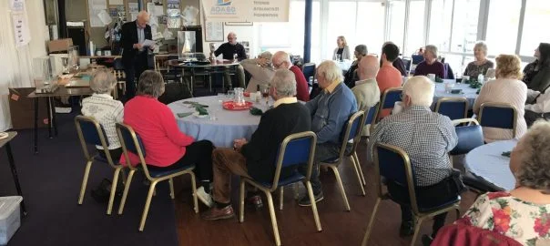 2019 AGM Mike Dixon administering the Awards after lunch