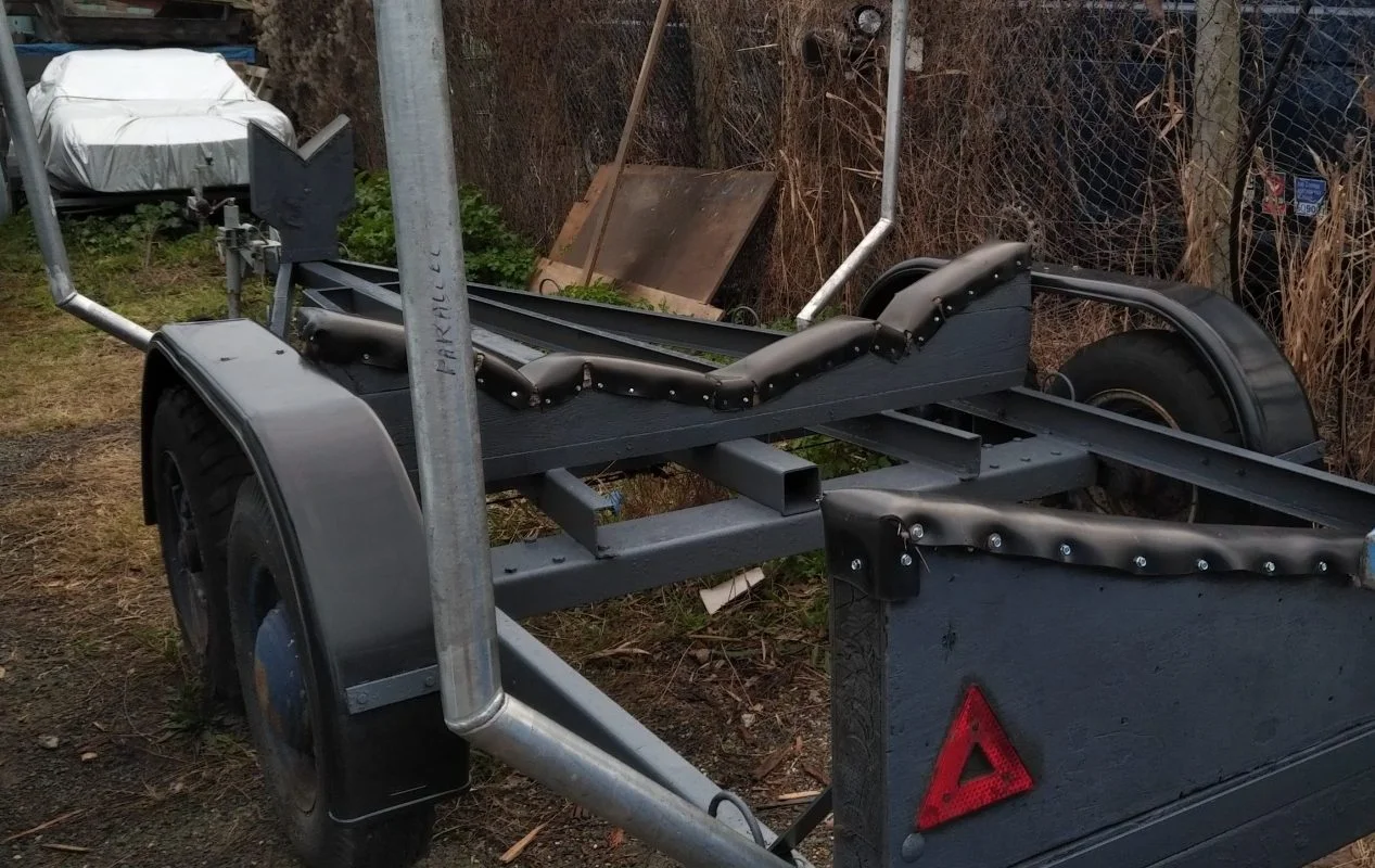 5 The completed rear - left hand