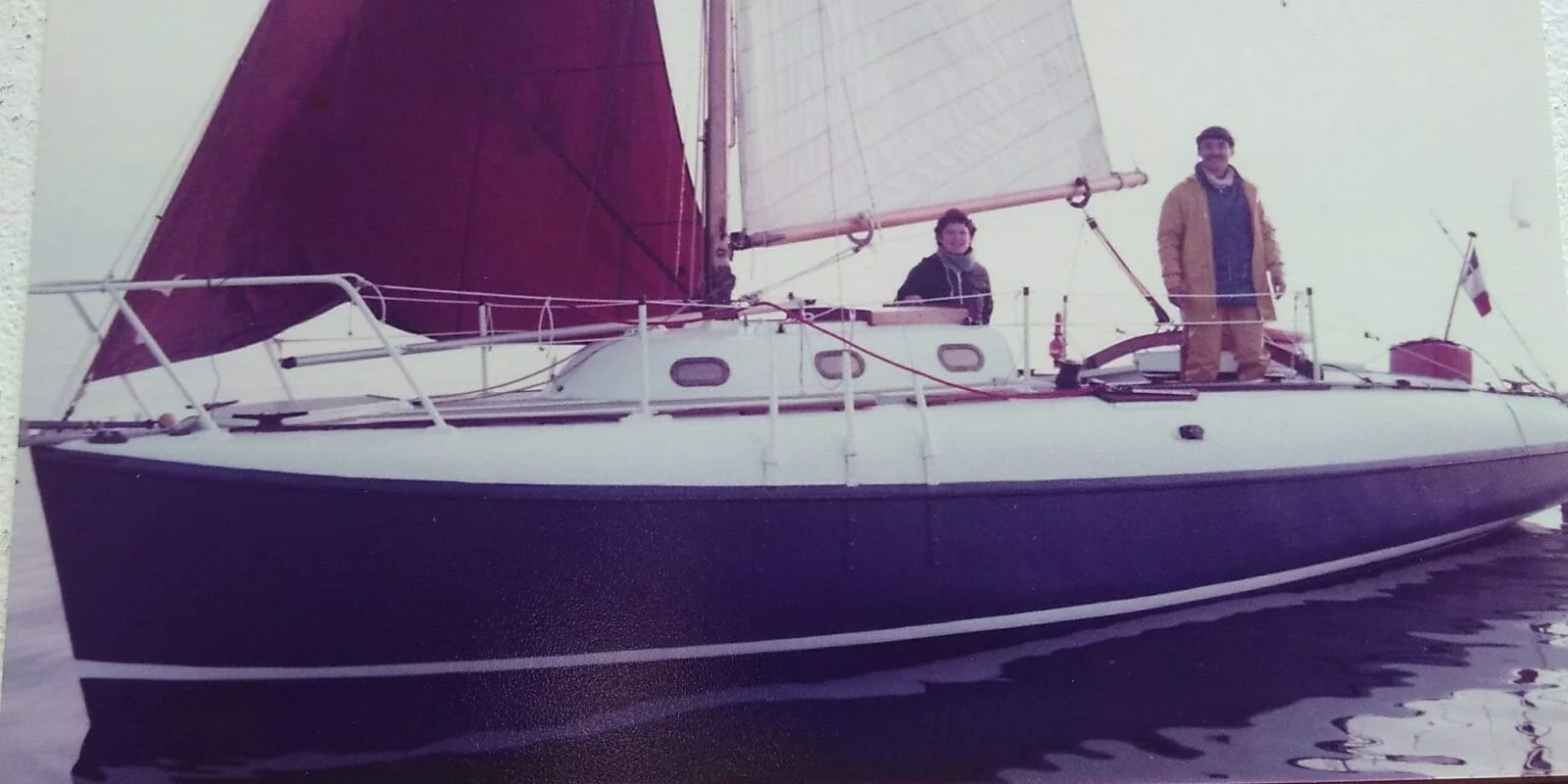 Bernard sailing A35
