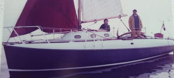 Bernard sailing A35