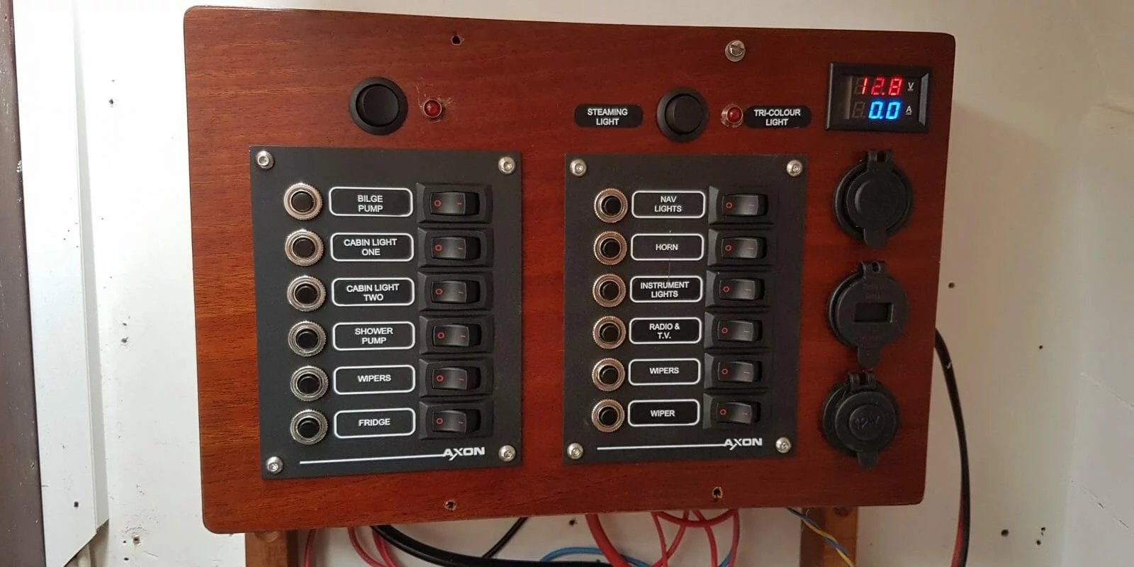 A124 Helene gets a new electrics panel (2017)