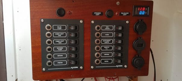 A124 Helene gets a new electrics panel (2017)