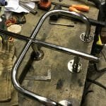 Fabricating the fixed part of the ladder