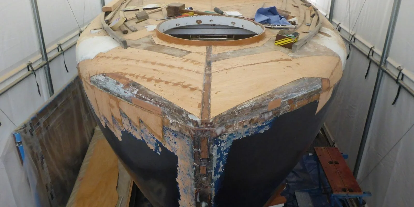 Bluster with bow repaired