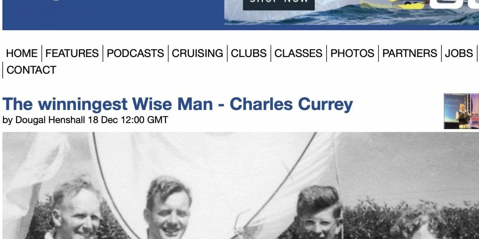 Dougal Henshaw writes about Charles Currey