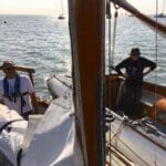 2018 West Mersea Race Morning - Banter with A102 and A124