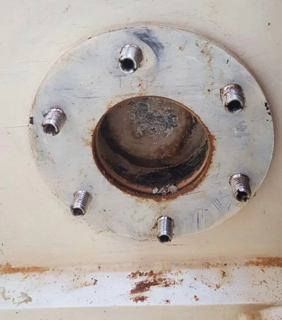 04 Cutting Holes Starboard forward