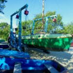 At the top of the slip