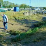 Clearing the slipway before the descent