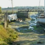 The slipway and creek
