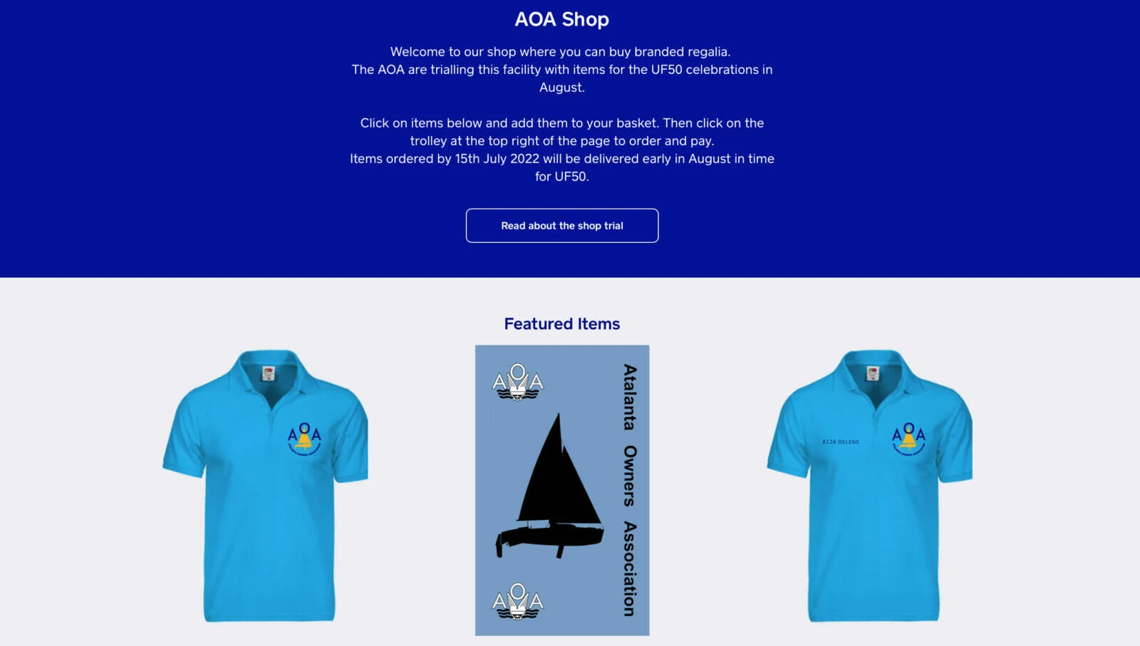 NEW - AOA Regalia in our Shop