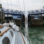 Entering Eastbourne Marina