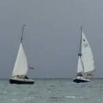 A good sail with the tide to The Hamble